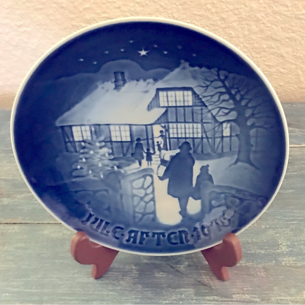 B & G Jule After Plate 1973 Country Christmas Limited Edition